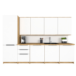 Szafka Kuchenna Wisząca Górna Premium KIRA Craft Biała 40cm tip-on Blum