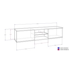 SZAFKA RTV KING + LED